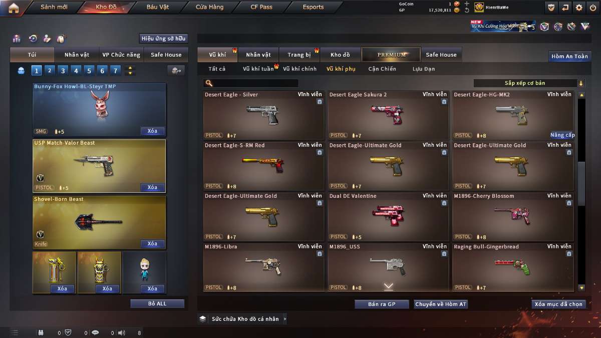 shop acc cf uy tin gia re